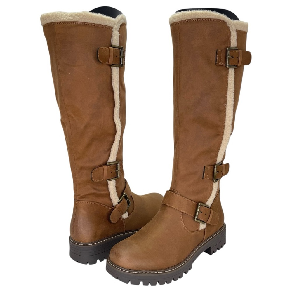 Cliffs by White Mountain Merritt Brown Knee High Womens Boots Size 8.5M - Picture 2 of 13